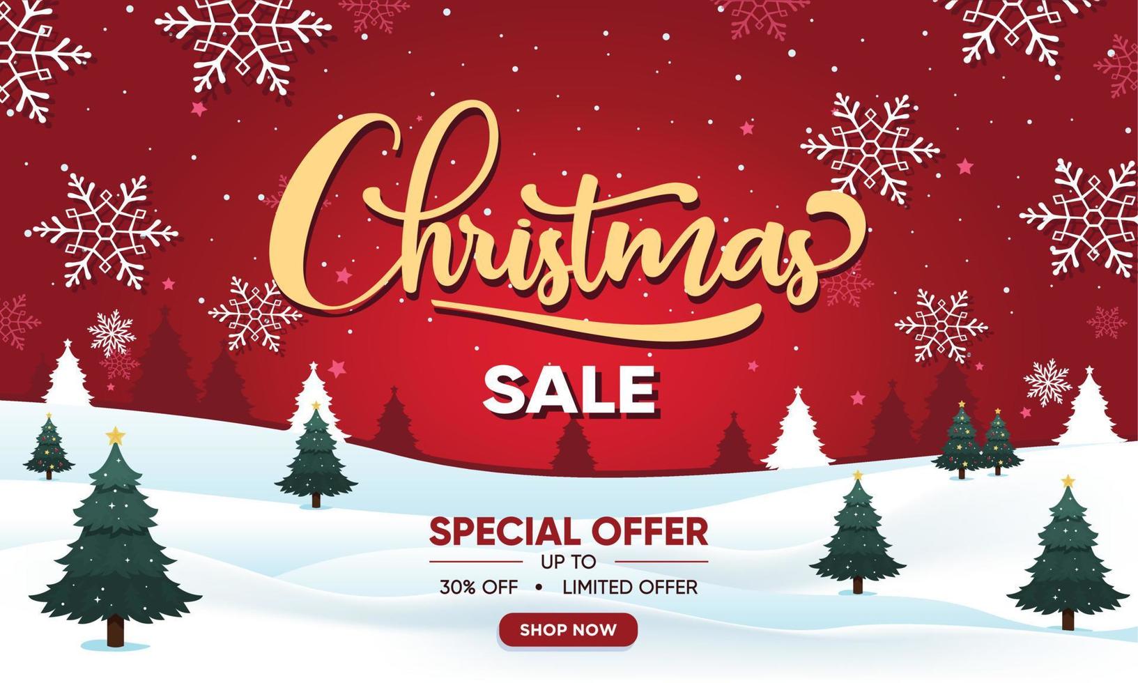merry-christmas-sale-banner-template-design-free-vector